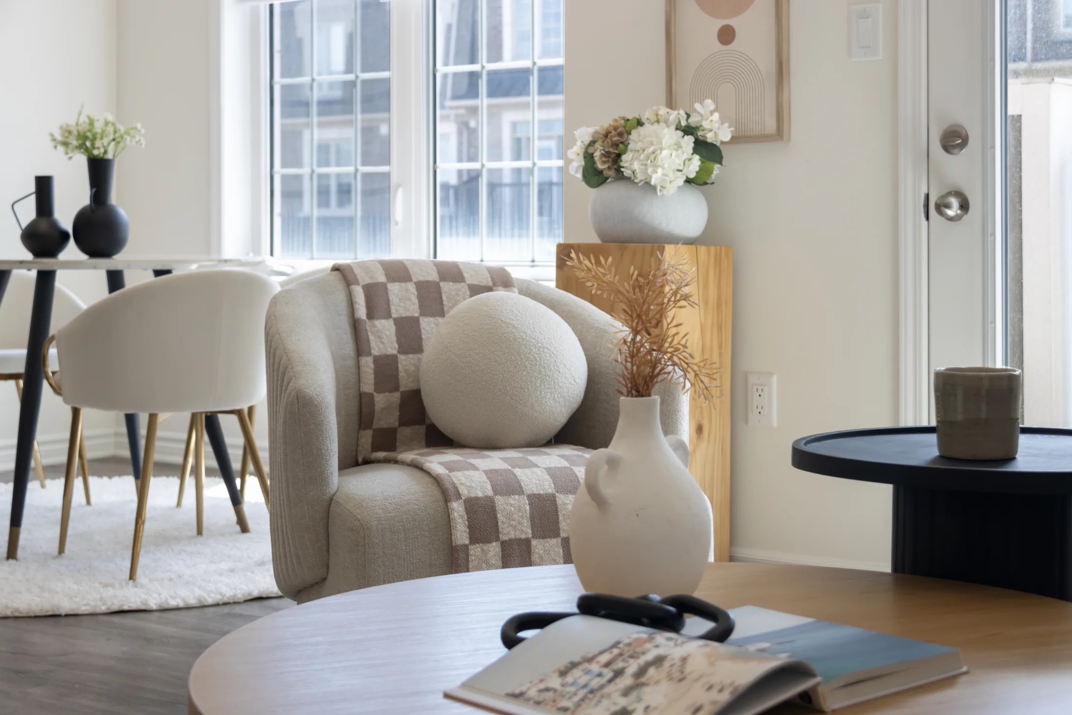 The bright main living area at 3349 Thunderbird Promenade.